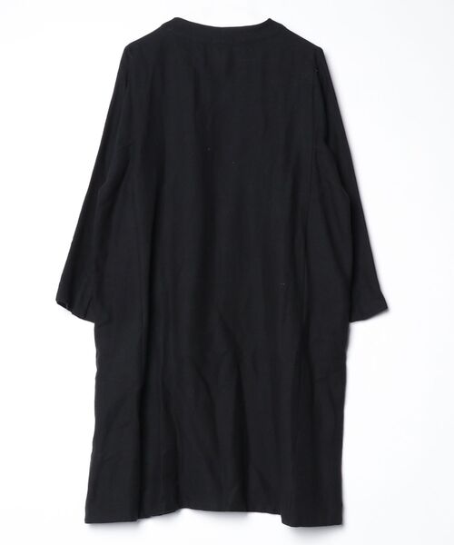 「Plantation」 長袖ワンピース M size ブラック レディース_画像2