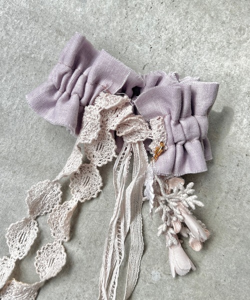 m.soeur（エムスール） シュシュ リボンレースのシュシュ＊ : ZOZOTOWN