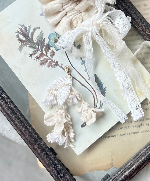 m.soeur シュシュ リボンレースのシュシュ＊ : ZOZOTOWN Yahoo