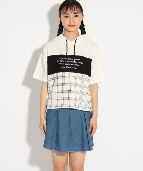 セットアップ ブロッキングパーカー デニムスカート セットアップ Zozotown Paypayモール店 通販 Paypayモール