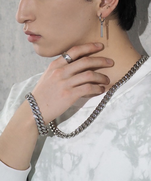 SBG by 7JEWELRY ブレスレット SBG CZ喜平ブレスレット メンズ