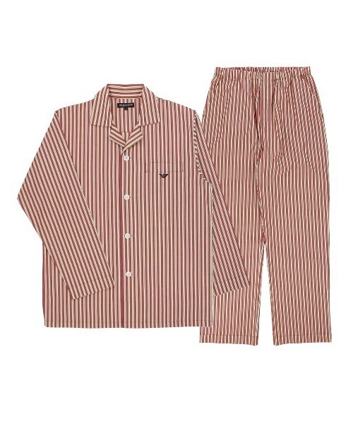 パジャマ EMPORIO ARMANI 先染めストライプ メンズパジャマ 54222001 