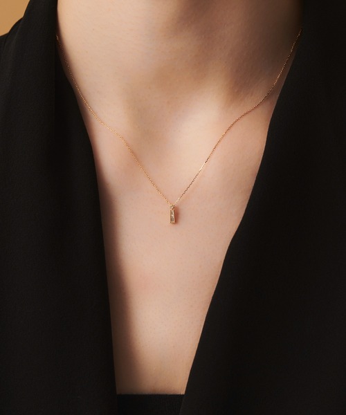 agete ネックレス K18ダイヤモンドネックレス レディース : ZOZOTOWN