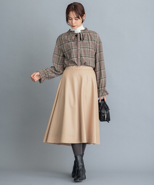 組曲（KUMIKYOKU） スカート 「WEB限定」ウールジョーゼット スカート