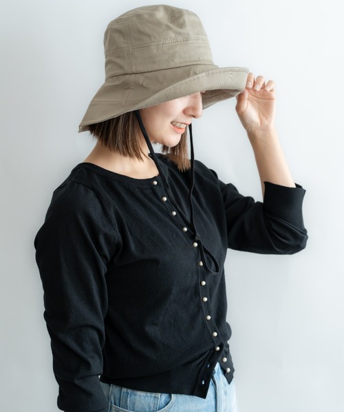 本物保証! LANVAN COLLECTION アシンメトリーフリルハット