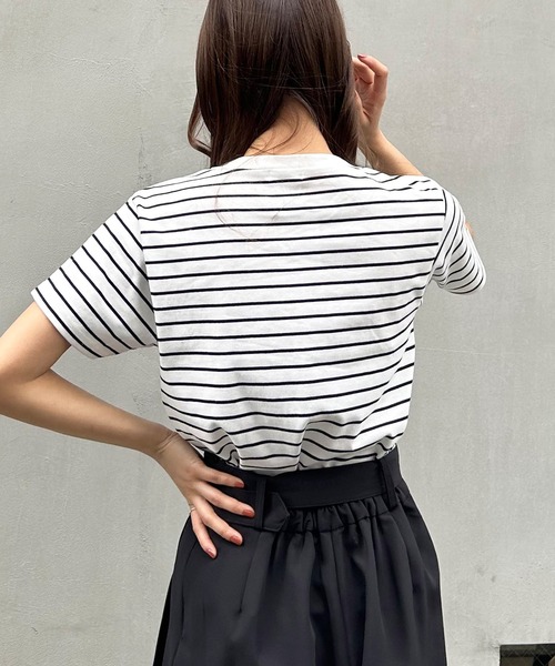 INGNI tシャツ Tシャツ パールロゴちびTシャツ レディース