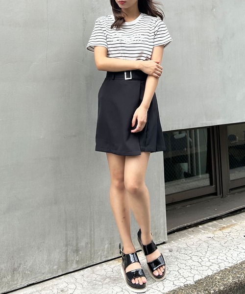 INGNI tシャツ Tシャツ パールロゴちびTシャツ レディース
