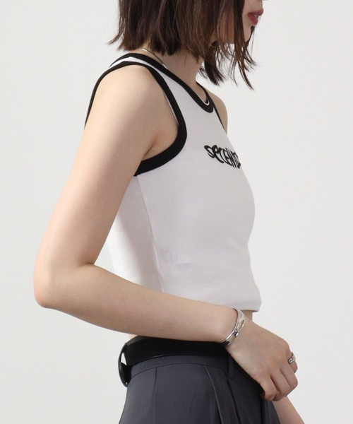 FUNALIVE tシャツ ABETTOR SELECT 韓国ファッション テレコ刺繍