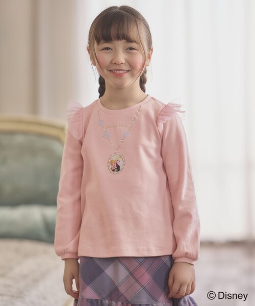 ANY（エニィ） tシャツ 「Disney（ディズニー）」FROZEN/ネックレス風