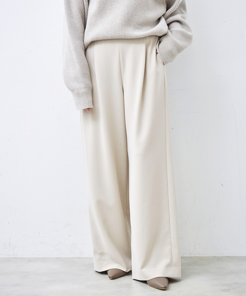[股下69cmに補正済]Deuxieme Classe Cottonワイドパンツ 股下69cmに補正済]Deuxieme Classe Cottonワイドパンツ