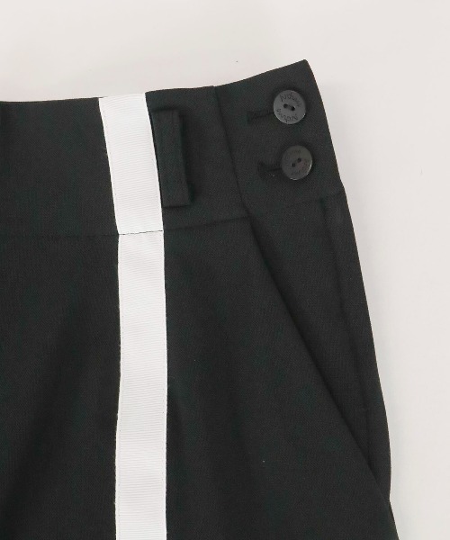 archivio パンツ 「LADIES」ライン入りショートパンツ「2024年春