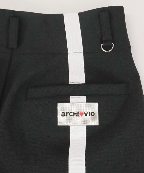 archivio（アルチビオ） パンツ 「LADIES」ライン入りショートパンツ