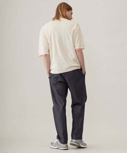最終お値下げ❣️UNFILO DENIM LIGHT タックワイドパンツ UNFILO L 【UVカット/遮熱】UNFILO DENIM LIGHT タックワイド