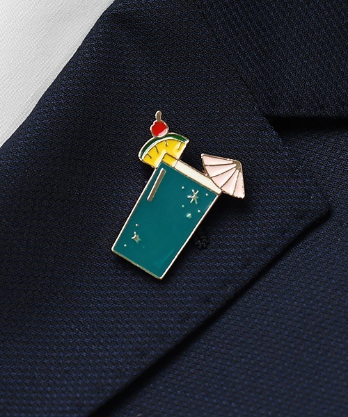 Fun & Daily バッジ F＆D : カクテルモチーフピンバッジ : ZOZOTOWN