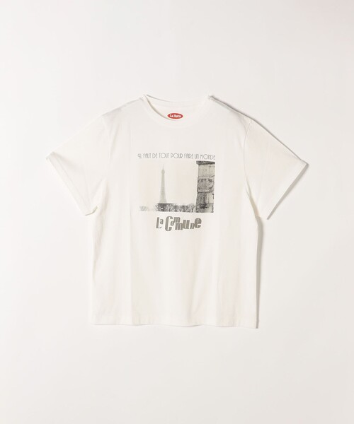 新品✨Spick & Span Tシャツ La Hutte ロゴプリント TEE La Hutte / ラ ユット ロゴTee（Tシャツ／カットソー）｜Spick