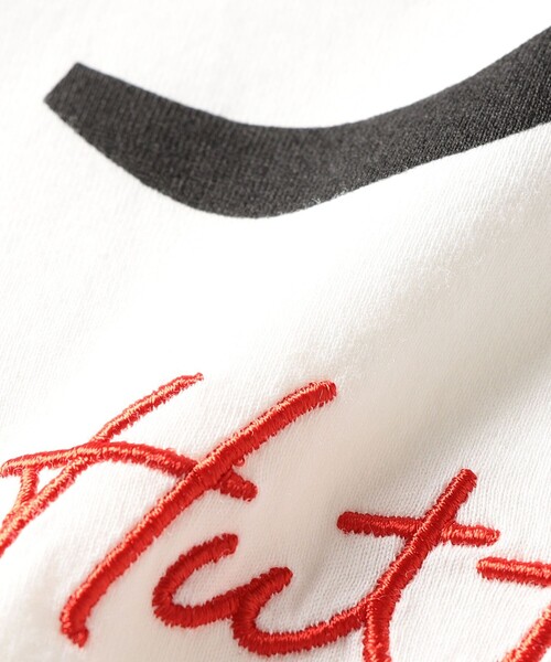 SHIPS any tシャツ La Hutte:「洗濯機可能」デザイン ロゴ