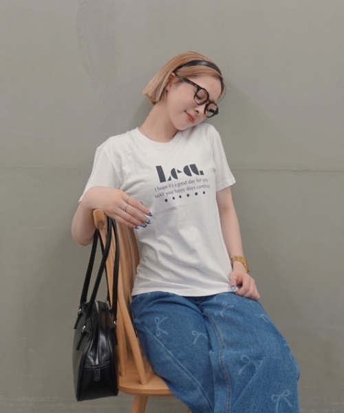 tシャツ 「ZOZOTOWN限定」LHP×Ami/Organic cotton Lea T/lhpami レディース メンズ L.H.P tシャツ 「ZOZOTOWN限定」LHP×Ami/Organic cotton Lea T