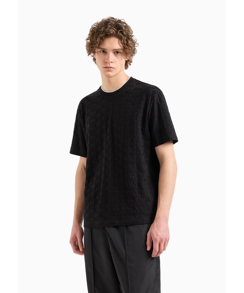 新品・未使用！ EMPORIO ARMANI 半袖Tシャツ ブラック L ARMANI EXCHANGE tシャツ 「A|X アルマーニ エクスチェンジ