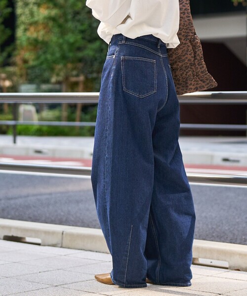 coen ジーンズ デニム デニムパンツ 「トレンド＆体型カバー両立