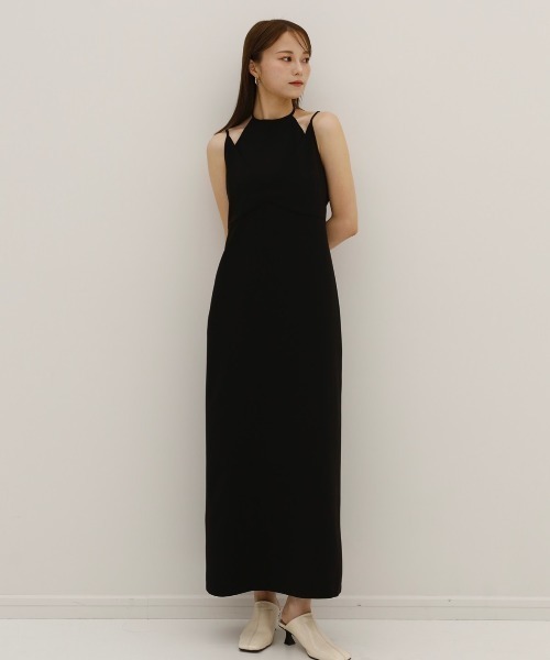 Reurie' ワンピース オリジナルレイヤードデザインワンピース