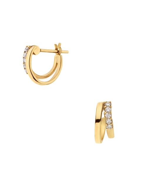 VENDOME AOYAMA（ヴァンドーム青山） ピアス K18YG ダイヤモンド