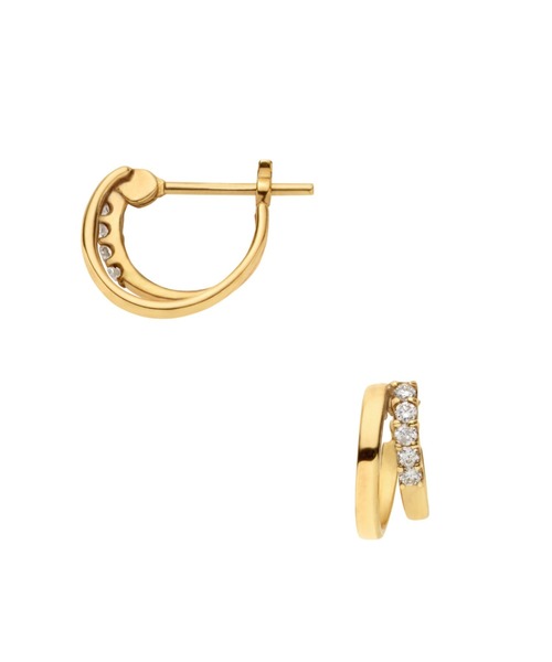 VENDOME AOYAMA（ヴァンドーム青山） ピアス K18YG ダイヤモンド