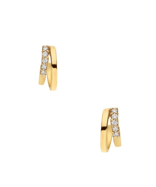 VENDOME AOYAMA（ヴァンドーム青山） ピアス K18YG ダイヤモンド