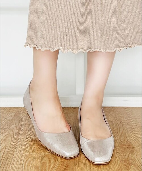 ESPERANZA パンプス スクエアウェッジパンプス : ZOZOTOWN Yahoo