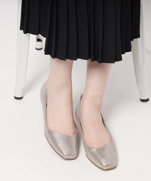 日本製ESPERANZA スクエアウェッジパンプス ESPERANZA パンプス スクエアウェッジパンプス : ZOZOTOWN Yahoo