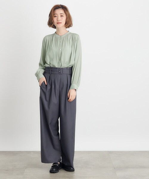 grove（グローブ） ブラウス シャツ 「ご自宅で洗える」ヴィンテージ