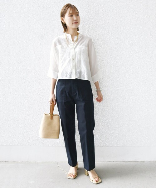 パンツ 「洗濯機可能」ミリタリー ベイカー パンツ レディース