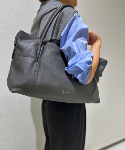 Scrap Book トートバッグ 「CHRISTIAN VILLA」横長トートバッグL