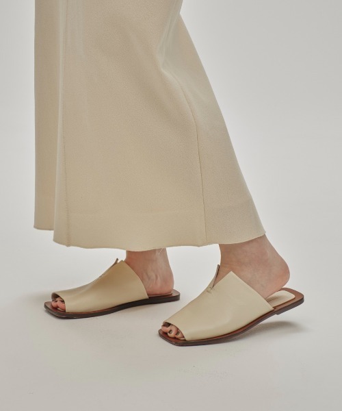 TODAYFUL サンダル Leather Slit Sandals レディース : ZOZOTOWN Yahoo