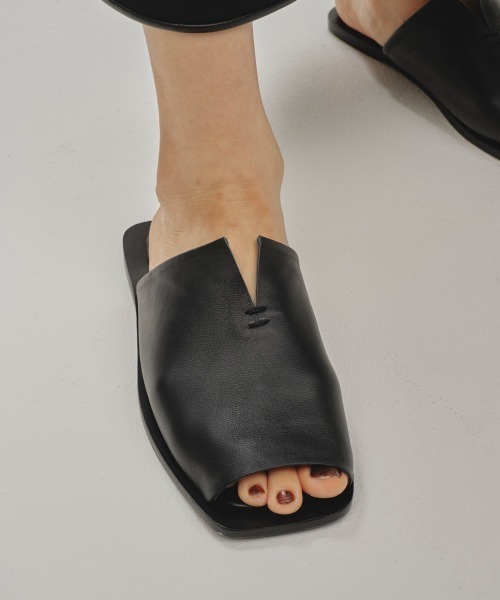 TODAYFUL サンダル Leather Slit Sandals レディース : ZOZOTOWN Yahoo