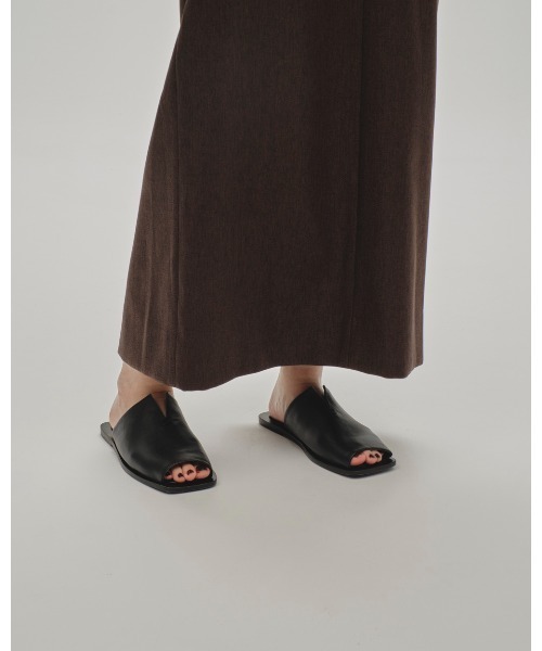TODAYFUL サンダル Leather Slit Sandals レディース : ZOZOTOWN Yahoo