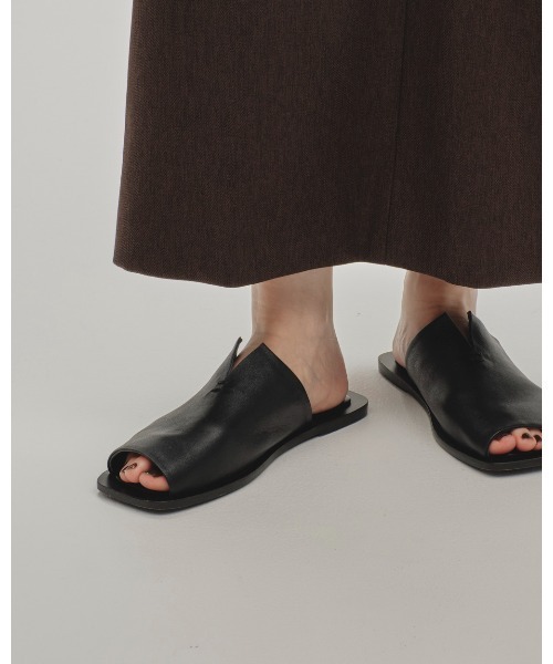 TODAYFUL サンダル Leather Slit Sandals レディース : ZOZOTOWN Yahoo