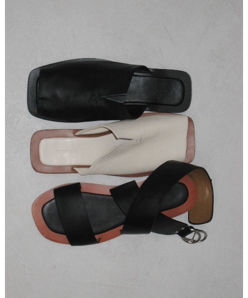 TODAYFUL サンダル Leather Slit Sandals レディース : ZOZOTOWN Yahoo