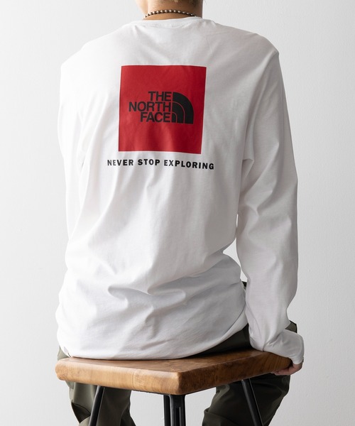 THE NORTH FACE tシャツ 「THE FACE」ロンTEE フロントプリント