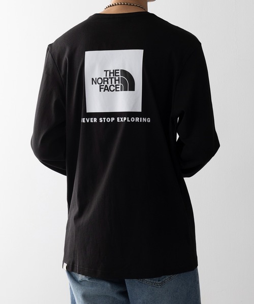 THE NORTHFACE PARPLELABEL ロングTシャツ THE NORTH FACE tシャツ 「THE FACE」ロンTEE フロントプリント