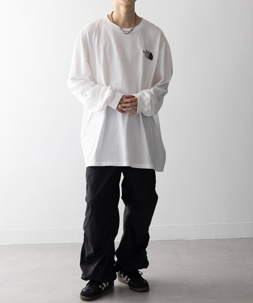 THE NORTH FACE tシャツ 「THE FACE」ロンTEE フロントプリント