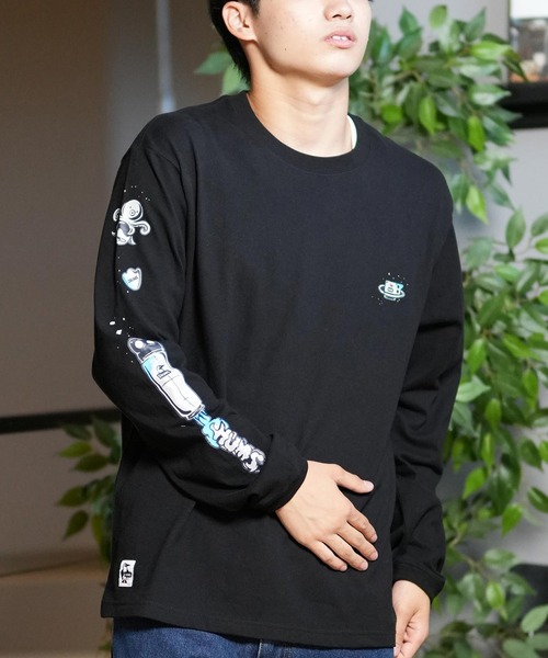 CHUMS（チャムス） tシャツ ロンT/長袖ティシャツ/カットソー 袖
