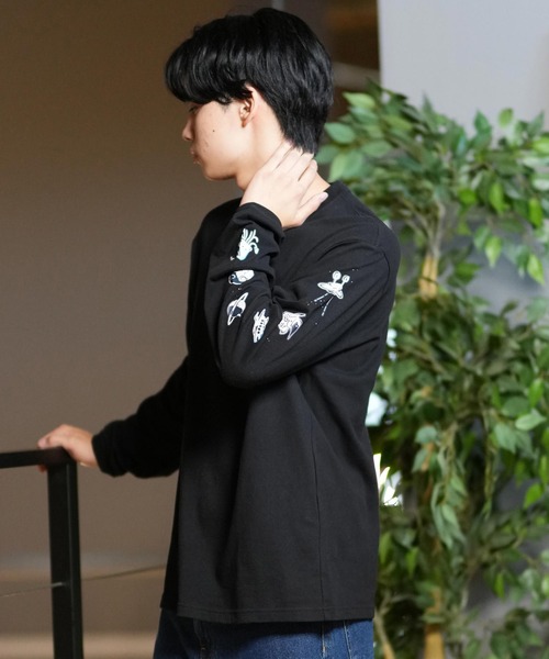 CHUMS（チャムス） tシャツ ロンT/長袖ティシャツ/カットソー 袖