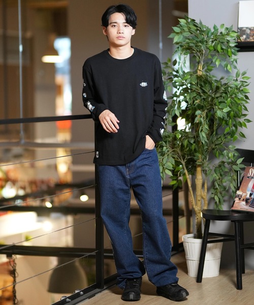 CHUMS（チャムス） tシャツ ロンT/長袖ティシャツ/カットソー 袖