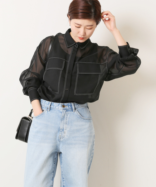 Spick & Span」 長袖シャツ FREE ピンク レディース : 87228941 