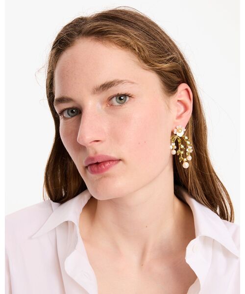 kate spade NEW YORK ピアス プレシャス パンジー シャンデリア