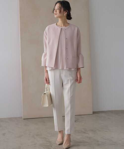 組曲（KUMIKYOKU） ジャケット ノーカラージャケット コンフォータブル