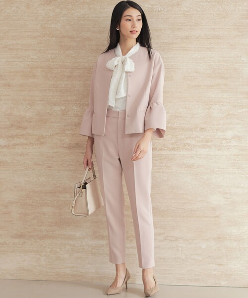 組曲（KUMIKYOKU） ジャケット ノーカラージャケット コンフォータブル