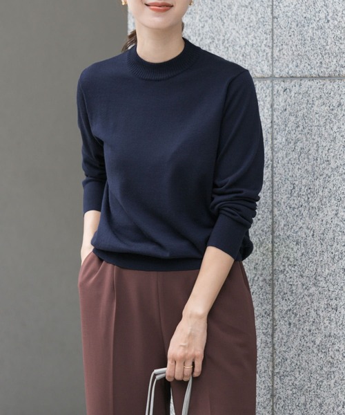 URBAN RESEARCH DOORS / アーバンリサーチ ドアーズ ウォッシャブルウールハイネックプルオーバー セール】ウォッシャブルウールハイネックプルオーバー(507073860