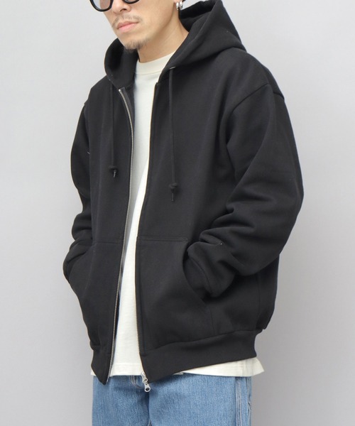 黒パーカー パーカー トップス レディース お洒落 裏起毛 ユナイテッドアスレ United Athle（ユナイテッドアスレ） パーカー メンズ レディース