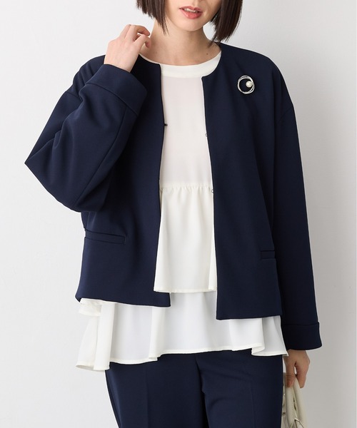 【UNITED ARROWS】ノーカラージャケット セレモニージャケット ノーカラージャケット｜ユナイテッドアローズ公式通販 - UNITED